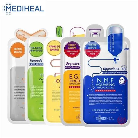 pc mediheal skin care facial mask sheets wrapped masks anti wrinkle