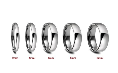 mm mm mm mm mm width stainless steel wedding band comfort fit dome top polished  satin