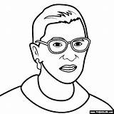 Bader Ginsburg Ruth Coloring Pages sketch template