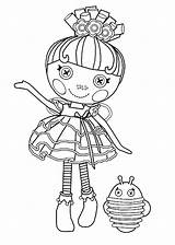 Lalaloopsy Coloring Pages Printable Colouring Mermaid Loopsy Girls La Color Cat Kids Sheets Dolls Fairy Neo Choose Board Drawing Popular sketch template