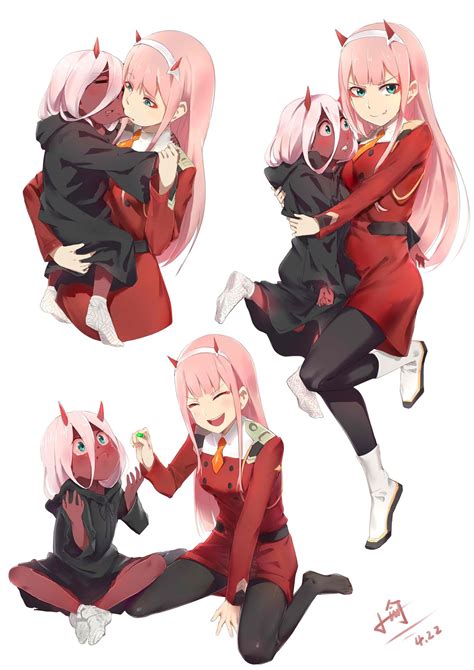 by 小俞 darling in the franxx zero two darling in the franxx anime