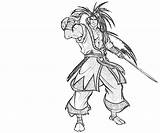 Haohmaru Samurai Coloring Pages Another sketch template