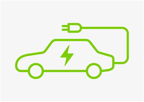 electric vehicle power charging vector icon isolated  white background electrical car symbol