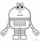 Robot Coloring Pages Clipart Kids Printable Cartoon Cool2bkids Girl Colouring Sheets Cute Clip Visit sketch template