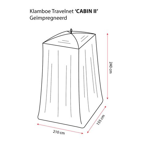 travelnet travelnet klamboe cabin ii geimpregneerd decathlon