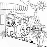 Train Mewarnai Cameo Coloriages Coloriage Visiter Hatt Topham sketch template