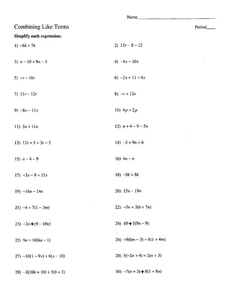 images  combining  terms worksheet basic combining