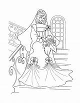 Coloring Princess Pages Disney Winter Popular sketch template