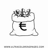 Money Bag Coloring Pages sketch template