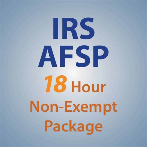 afsp  hour bundle   exempt tax preparers  income tax school