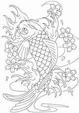 Coloring Koi Pages Adults Fish Google Getcolorings Pa Ca sketch template