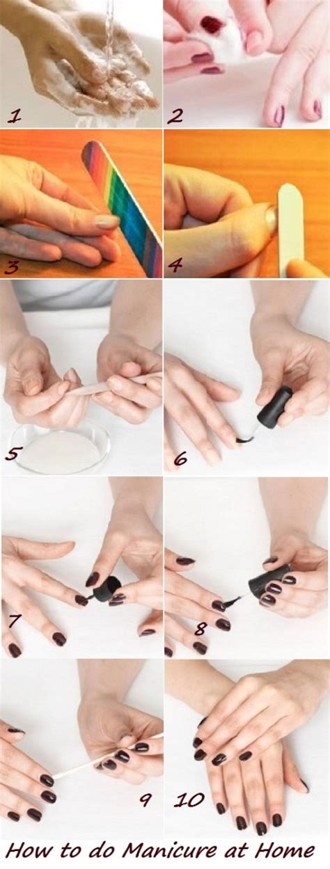 manicure  pedicure  home active home remedies