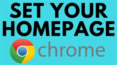 set google chrome homepage  google  homepage  chrome