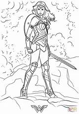 Colorir Para Mulher Maravilha Desenhos Coloring Pages Desenho Imprimir Avengers Wonder Woman Super sketch template