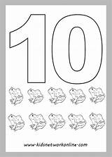 Coloring Pages Numbers Number sketch template