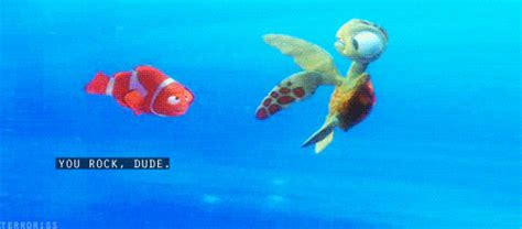finding nemo squirt is so cute o m g find and share on giphy