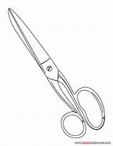 Tijeras Scissors Makas Shears sketch template