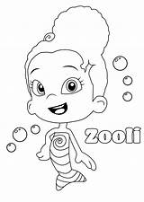 Coloring Pages Bubble Guppies sketch template