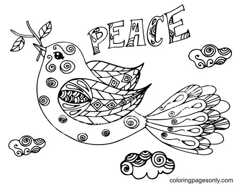 coloring pages  peace