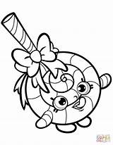 Shopkins Coloring Pages Characters Getcolorings Awesome Color sketch template