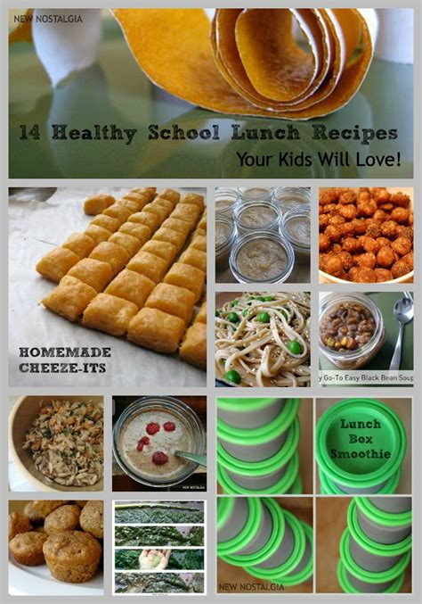 healthy school lunch recipes  kids  love