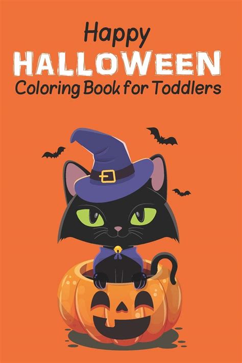 happy halloween coloring book  toddlers   pages  halloween