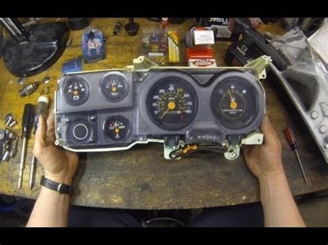 gauge cluster circuit board replacement chevy truck square body youtube