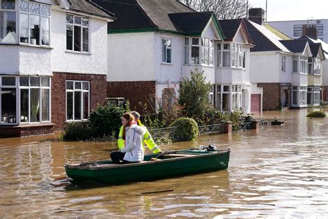 hereford hit  devastating floods  river wye reaches record levels