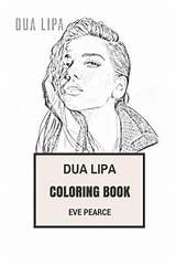 Coloring Dua Lipa Pages Harmony Fifth Pop Book Discovered Millenial Paperback Inspired Dream Rock Adult Star Beautiful sketch template
