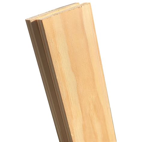 solid pine wood board  count wooden lumber plank        ft long unfinished suitable