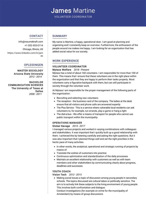 coordinator resume sample  writing tips resumekraft