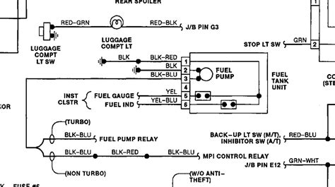 wiring diagram   tank fuel pump