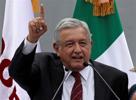 andres manuel lopez obrador presidential candidate  vowed  put trump   place