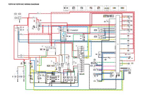 complete electrical wiring diagram  yamaha yzf  wiring draw  schematic