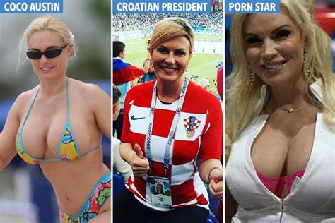 how croatia s footie mad president broke the internet when she was mistaken for a porn star and