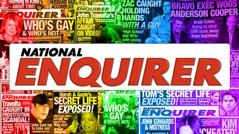 how to sell a gay sex story to the national enquirer