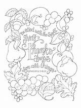 Coloring Thanks Give Bible Things Pages Everything Etsy Thanksgiving Printable Two Kids Sizes 5x11 Template Fall Sheets sketch template