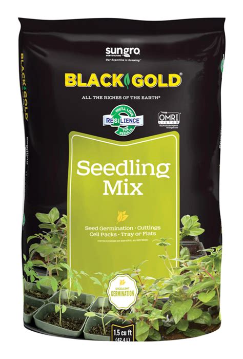 black gold organic  purpose seed starting mix  cu ft paintplace