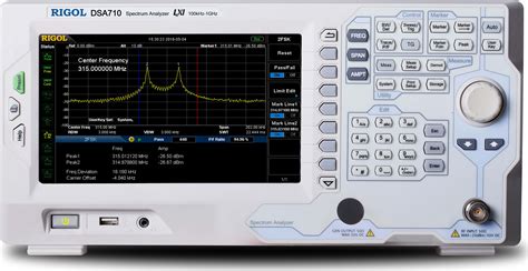 rigol dsa khz  ghz spectrum analyzer tequipment