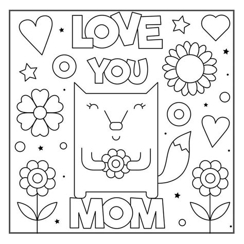 pin  mommy   coloring activity pages mothers day