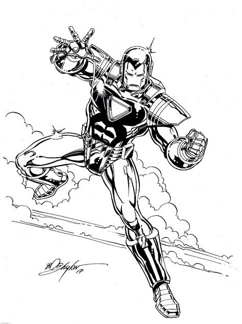 Bob Layton On Twitter Recent Silver Centurion Iron Man 9 X 12 Drawing