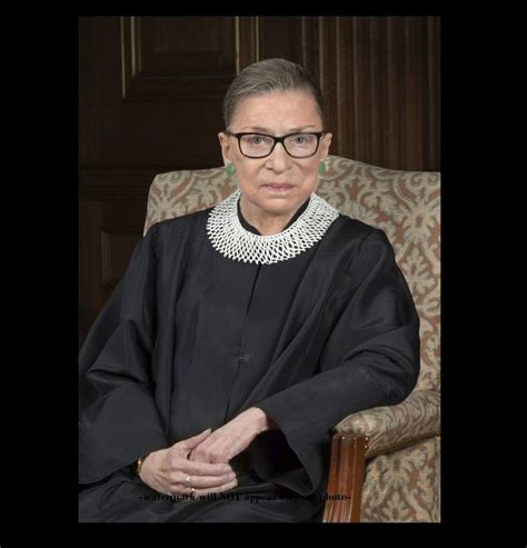 5x7 Supreme Court Justice Ruth Bader Ginsburg Photo Portrait Etsy
