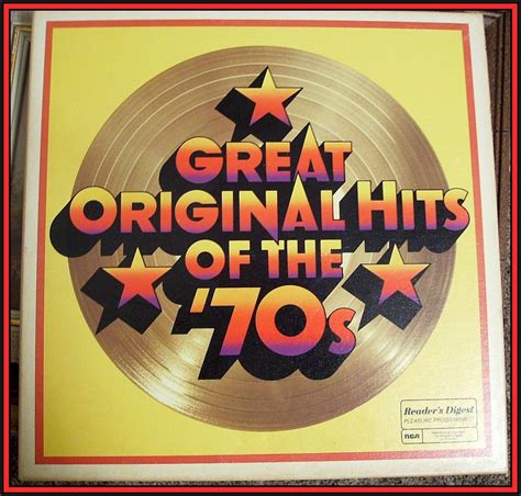 great original hits of the 1970 s lp record vinyl boxed set 7