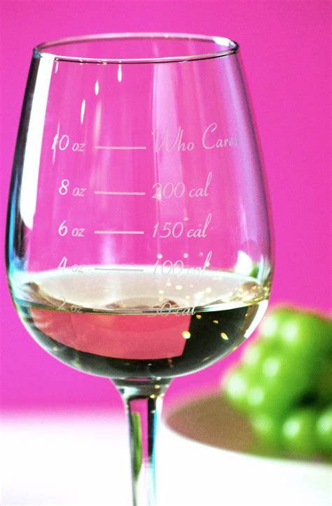 Refine Your Diet Planning With A Calorie Counting Wine Glass