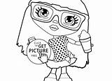Pages Coloring Dolls Shoppie Shopkins Shoppies Getcolorings Getdrawings sketch template