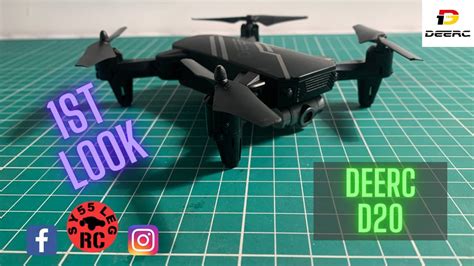 deerc  drone unboxing  flight  youtube