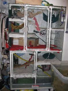 diy ferret cage wow   awesome idea        save   space