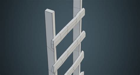 ladder   model  obj fbx blend freed