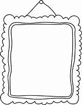Frame Frames Template Clipart Doodle Clip Board Borders Printable Templates Choose sketch template