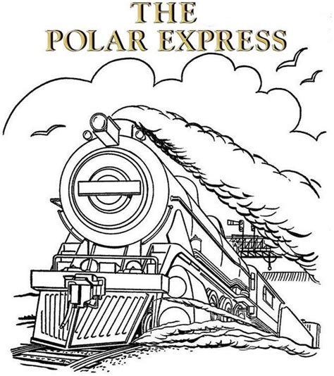 christmas polar express coloring pages richard  mckinney